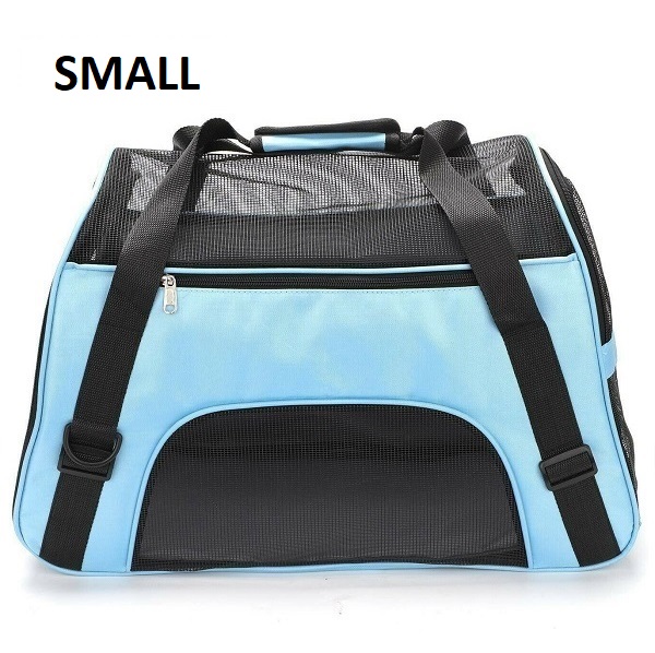Small Pet Carrier Bag AVC Portable Soft Fabric Folding Dog Cat Puppy Travel